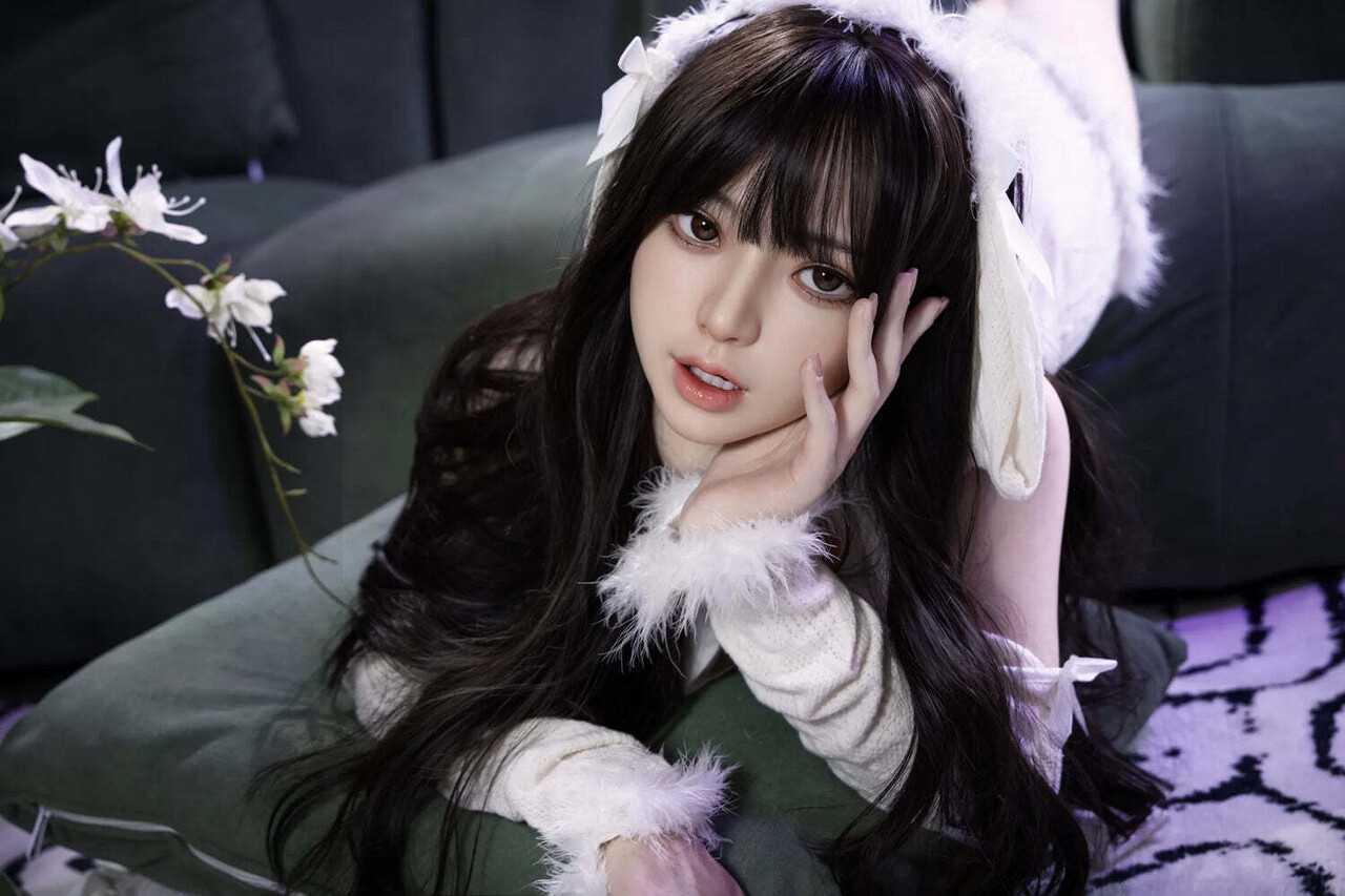 Beautiful anime girl in cosplay releases her perfect body from clothing