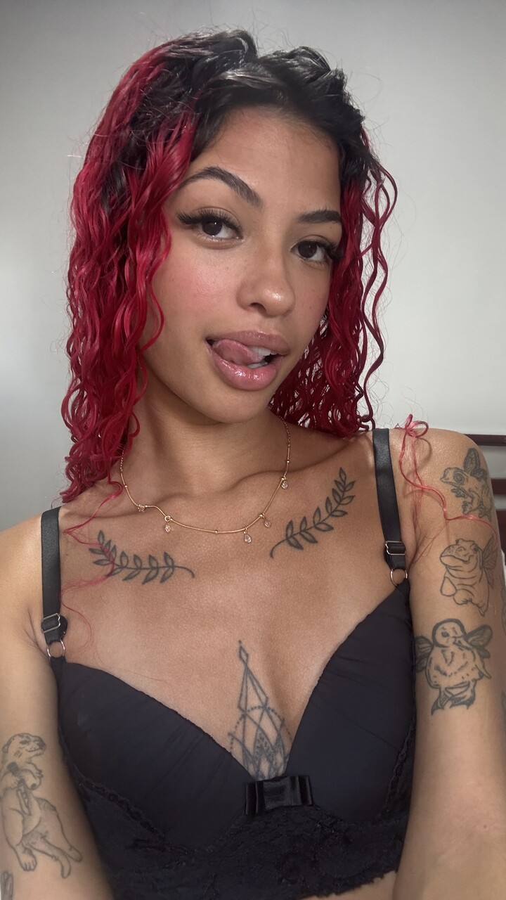 Skinny teen takes selfies while sporting a pair of black panties