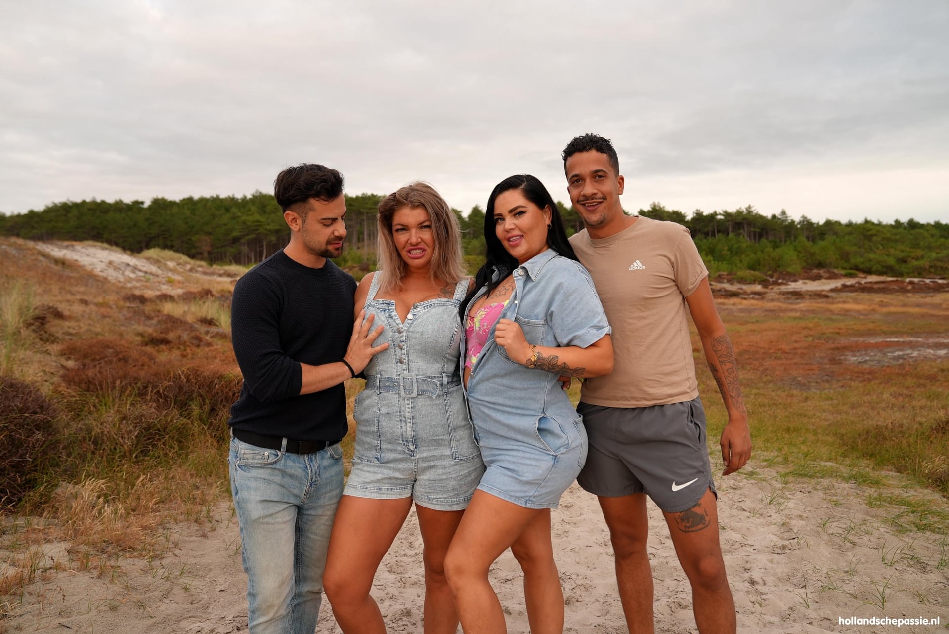 Hollandsche Passie featuring Bad Bunny, Donny Bunny, Gaby Hofstede Hot Pics