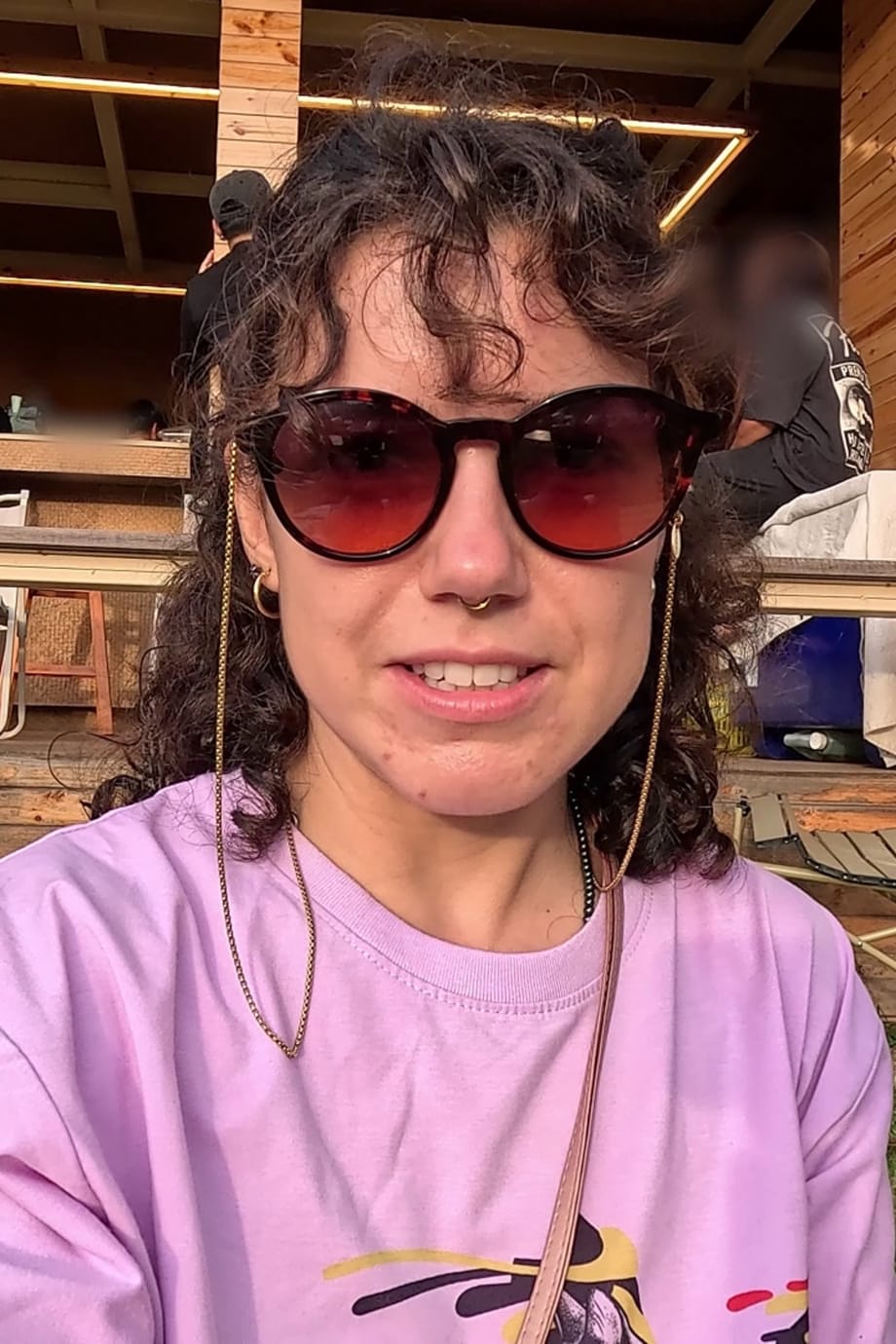Amateur chick takes a trip to an exotic location while going nude